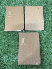 Vintage Notebooks Week at a Glance Weekly-Minder Lot Of 3 1965-1966, 1972 & 1974 picture