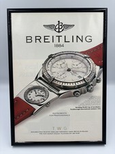 FRAMED Original 1994 Breitling Watch Advert | Man Cave | Wall Art | picture