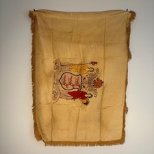 Vintage Dettra Glory-Gloss New Jersey State Flag Gold Fringe 3x4 NJ USA Made picture