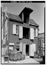 Philadelphia PA Latour Warehouse 1900s South Water Street barrels storefront picture