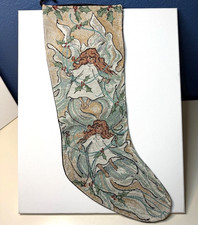 Pat Buckley Moss Christmas Angels Holly Holiday Stocking picture
