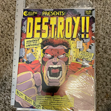 Eclipse Comics Presents: Destroy #1 First Printing Copper Age Superheroes picture