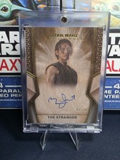 2025 Topps Star Wars Masterwork The Stranger Wood /10 Auto Manny Jacinto #A-MJ picture