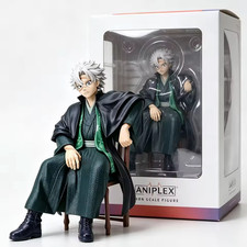 NO BOX Anime Demon Slayer Non Scale Figure Shinazugawa Sanemi Sitting Chair PVC  picture