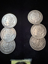Magic Trick - Silver Real Morgan Dollar Coins 1921 picture