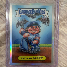 Topps bowman Garbage Pail Kids Chrome GPK Bat Man Brett George Brett Refractor picture