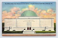 Postcard Pittsburgh PA Pennsylvania Buhl Planetarium Institute Popular Science picture