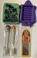 Vintage McDonald s 1985 Bath Toys-Grimace, Ronald, Birdie, Hamburglar, Fry Guy picture