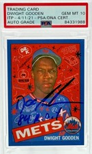 Dwight Gooden Autograph - Project 2020 #184 - Artist: Sophia Chang picture