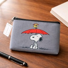 Cute Cartoon Dog Zipper Pouches Canvas Coin Purse Makeup Bag 6 U Pick NEW picture