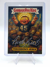 Rudy Ruettiger Autographed Custom GPK Art Card Touchdown Jesus PrimeTime Cert picture