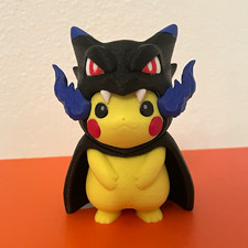Pokémon Pikachu Mega Charzard x poncho 3d printed picture