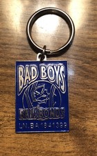 (Vintage) Bad Boys Bail Bonds Blue Metal Keychain picture