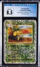 2002 POKEMON LEGENDARY COLLECTION REVERSE HOLO #23/110 EXEGGUTOR CGC 8.5 picture