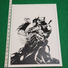 Batman Court of Owls Greg Capullo Signed Art Print DC Comic Book Panel 18x12 picture