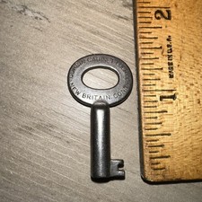 Antique Corbin Cabinet Lock Co. Hollow Barrel Key #7ST picture