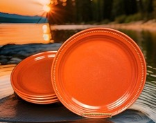 Dansk Craft Colors Rhubarb Dinner Plate 10 3/8 in Set of 5 picture