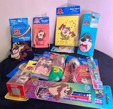 Lot of Assorted Tazmanian Devil Items Vintage Looney Tunes from 1996-1999 picture