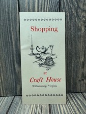 Vintage Shopping Brochure For Craft House Williamsburg Virginia picture