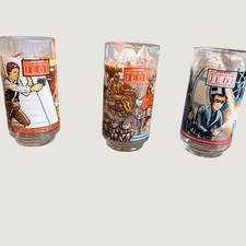 Vintage 1983 Set Of 4 Burger King COCA COLA Star Wars RETURN OF THE JEDI Glasses picture