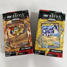 Lot of 2 Battle Decks Pokemon TCG Miraidon Ex & Victini Ex Level 1 New & Sealed picture