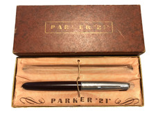 Vtg. Parker 51 Fountain Pen in 21 Box picture
