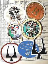 Vintage Bulova Accutron Spaceview Tuning Fork design logo vinyl decal stickers picture