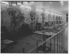 Miami Beach Florida Fontainebleau Hotel 1950s Interior Dining Room Rear Figures picture