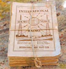 VINTAGE 1930s-1941 Shortwave Radio Magazine Ham DXing Guide East Liverpool picture