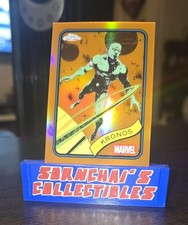 Kronos 2025 Topps Chrome Marvel True Orange Refractor /25 picture