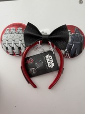 2024 Disney D23 Artist Series Loungefly Dark Side Star Wars Ears Headband NWT picture