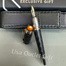 MONTBLANC StarWalker Extreme Fountain Pen Black Textured Resin Silver Tone Trim picture