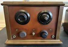 Vintage Regenerative Detector & 1 Rf / 1 Af 01A Tube Amp Caswell Runyan Co. RARE picture