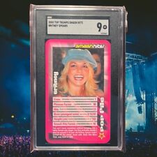 Britney Spears 2003 Top Trumps Smash Hits RC Card SGC 9 MINT Population 2 picture