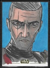 2026 Topps Star Wars Galaxy Crosshair Gold Foil Sketch 1/1 By Veronica Louro picture