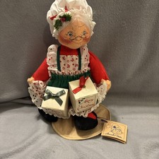 New With Tag Vintage 1989 Mrs Claus Annalee Mobilitee #5484 13