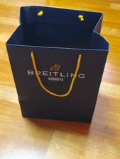 Rare BREITLING Paper Bag Shopper Navy ① picture