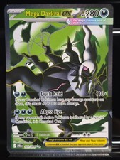 Pokemon Mega Darkrai ex 101/084 Pitch Black Ultra Rare picture