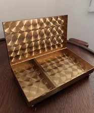 Vintage Gold Cigarette or Makeup Case MCM 1950’s-1960’s picture