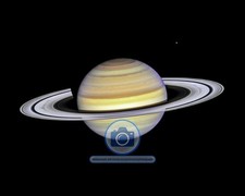 SATURN WITH RING SPOKES HUBBLE IMAGE 8X10 PHOTO picture