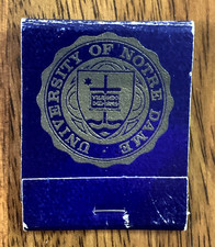 University of Notre Dame Food Services Matchbook Cover #0795 picture