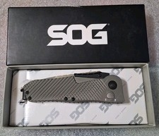 SOG Quake Knife**OPEN BOX**Extremely Sharp, Assisted Opening Blade On This Beast picture