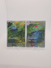 Pokemon Bulbasaur AR 166/165 SV2a 151 & Ivysaur AR 167/165 SV2a 151 Japanese NM picture