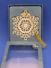 LENOX 1998 Snow Fantasies Annual Snowflake Ornament picture
