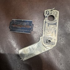 Vintage 1933 Chicagos Worlds Fair Chicago Exposition Cigar Cutter W/ Razorblade? picture