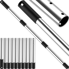 Pool Pole Telescopic 12 Ft Heavy Duty, Professional Adjustable Stainless Steel S picture