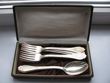 Silver Plated SET 8 cutlery Melchior cupronickel USSR picture