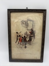 Antique 1917 “who Can Spell Cream Of Wheat” Ad Painted By Edward Brewer picture