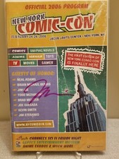 🔥RARE🔥 1st ever New York City COMIC CON 2006 PROGRAM SIGNED AUTO By JIM LEE picture