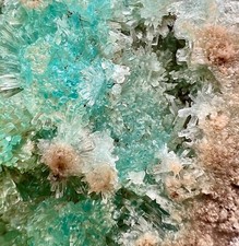 288 Gm Beautiful Rare Flower Shape Smithsonite Crystal Aragonite Specimen~Afg picture